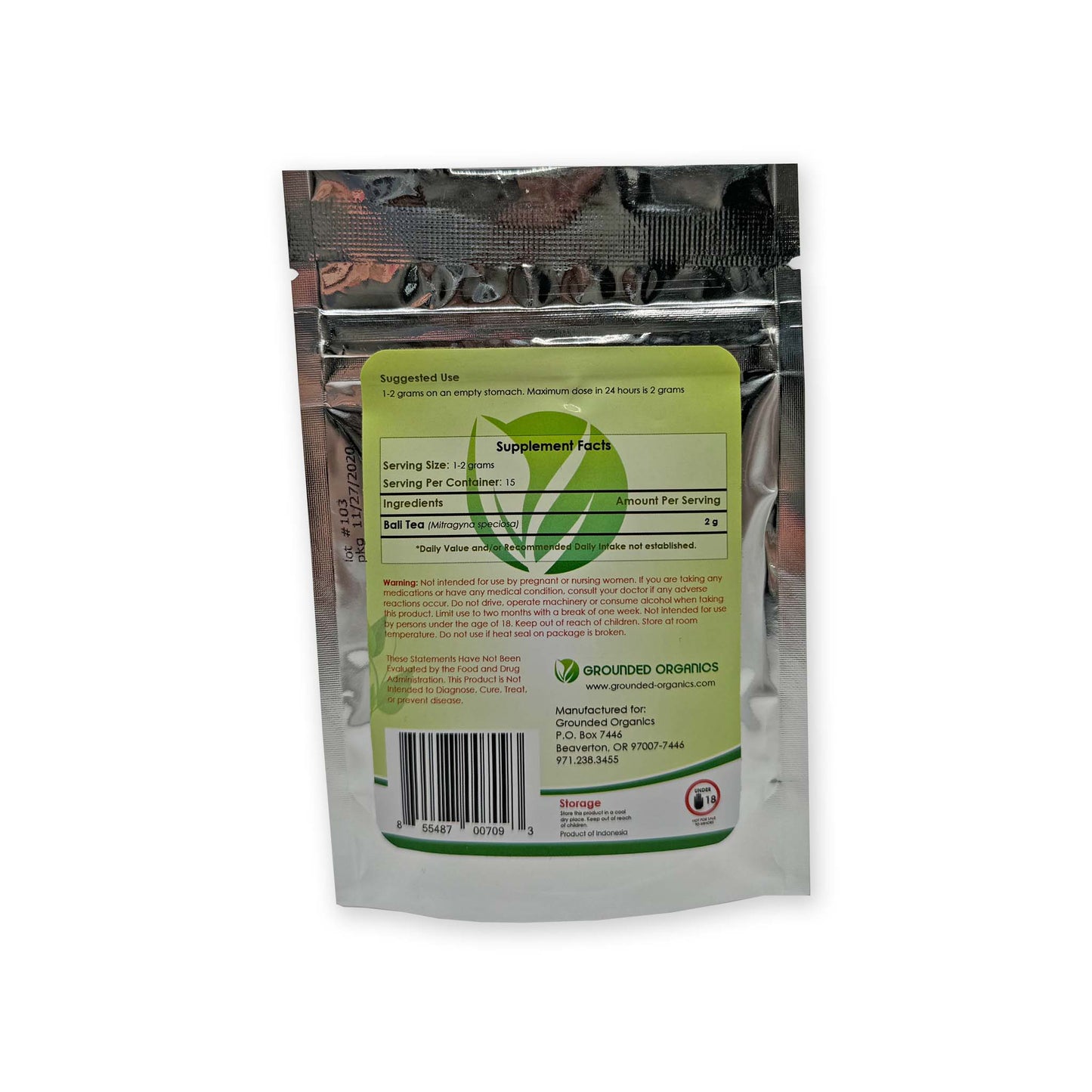 Bali Red Kratom Tea Powder